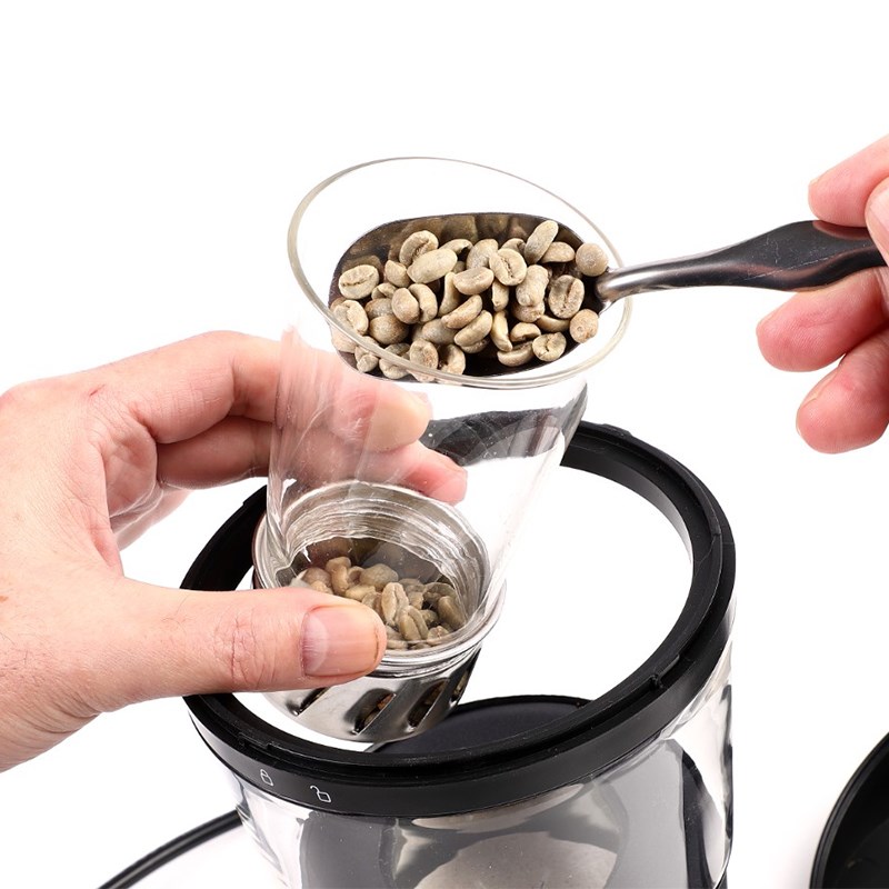 全自动咖啡豆烘焙机家用小型热风生豆炒豆烤豆机炒爆米花冷却一体