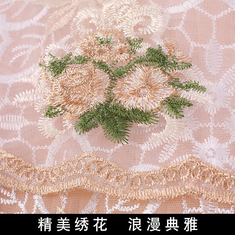 蕾丝门帘隔断半帘家用卧室卫生间厕所遮挡帘挂布半截短帘免打孔