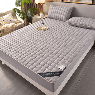 A类夹棉床笠三件套加厚席梦思床护垫保护罩防尘套全包一米五定做2