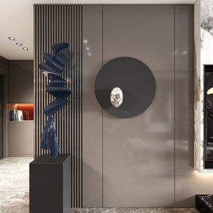 意式轻奢墙上装饰品客厅沙发背景墙铁艺壁挂高档卧室墙面装饰挂件