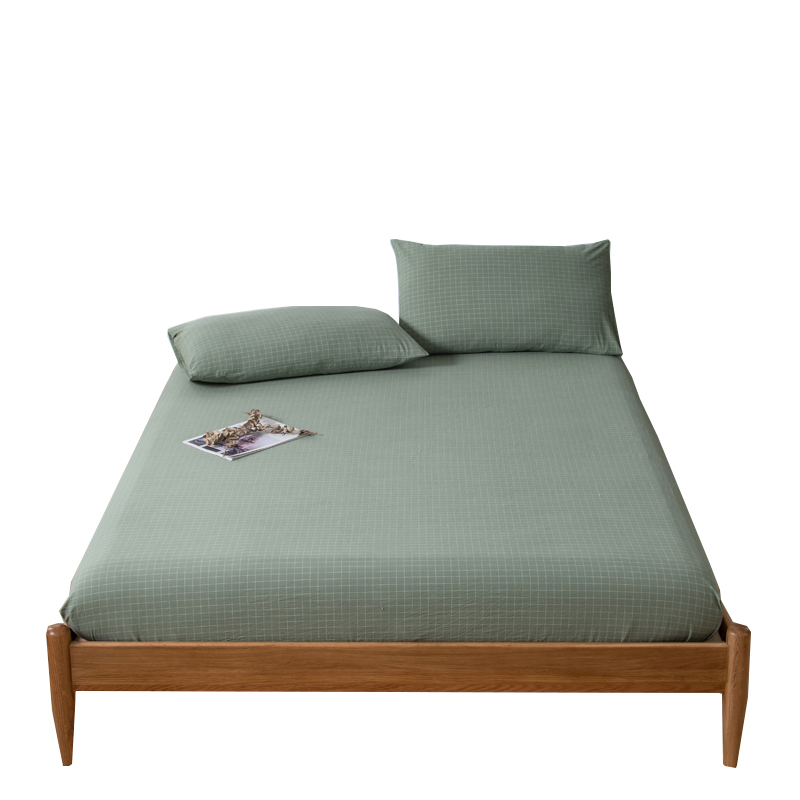 A类全棉水洗棉床笠单件纯棉床罩学生榻榻米床垫套保护套防滑定制