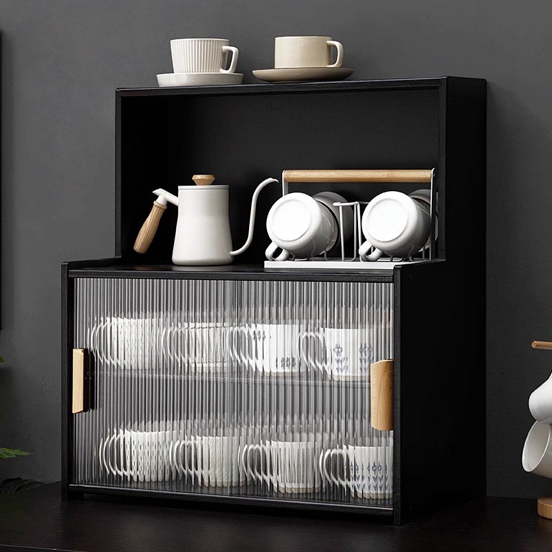 防尘杯子收纳置物架杯架水杯储物架茶具茶杯架咖啡杯马克杯收纳盒