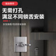 外开门阻门器防盗门家用免打孔反锁神器室内简单卡扣门锁安全锁扣