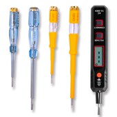 电笔电工专用测断线多功能家用零线火线验电笔一字螺丝刀数显感应