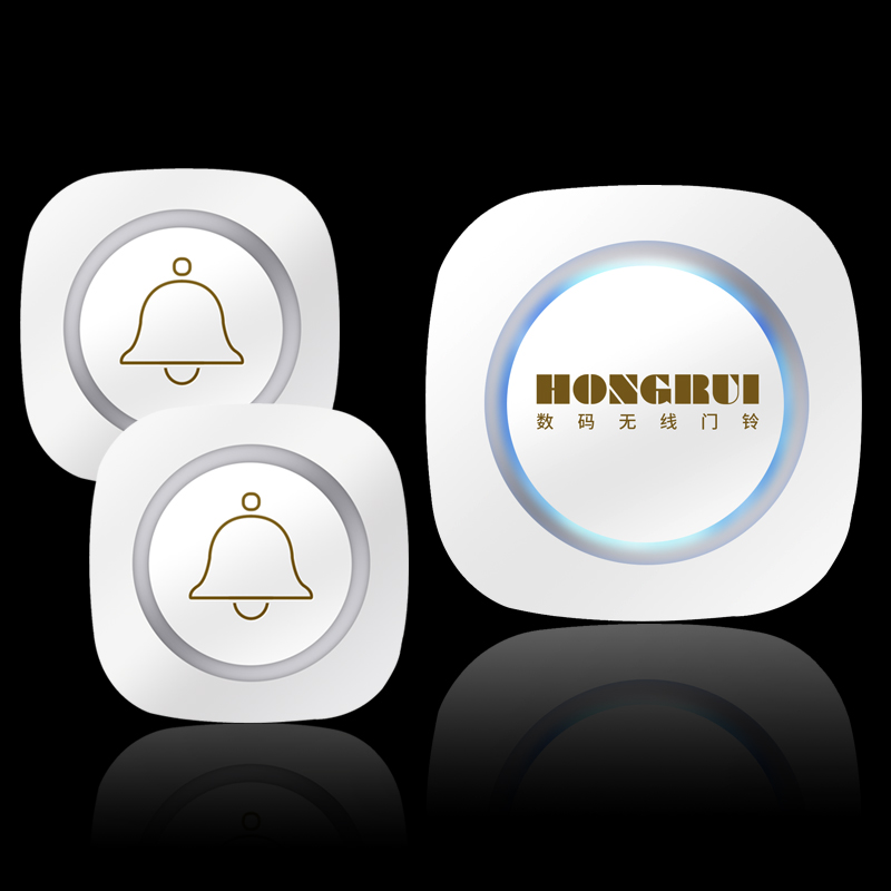 智能门铃无线家用超远距离门铃不用电池一拖一拖二电子遥控呼叫器