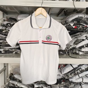 专业定制吉林长春吉大尚德正德小学初中夏季校服纯棉短袖包邮