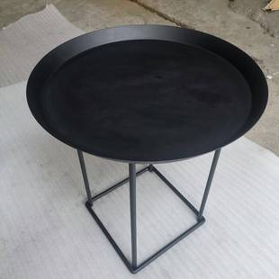 铁艺边几床头圆桌沙发矮桌简约现代小茶几格拉登托盘桌