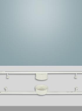 白色日规一米轨道条带吸顶 超市展示柜LED射灯轨道条可DZ