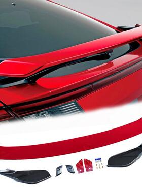 适用22-23款十一代思域型格两厢三厢改装无限款尾翼定风尾免打孔