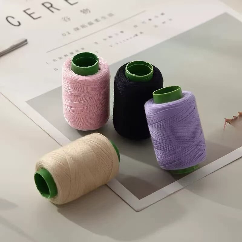 家用缝纫线小卷线手工缝补线黑白色缝衣服细线服装宝塔缝纫机线轴