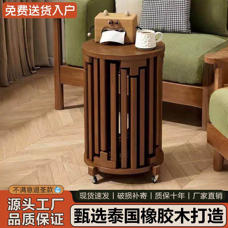全实木六合一叠放凳子家用组合矮凳万向轮叠叠乐收纳凳可堆叠圆凳
