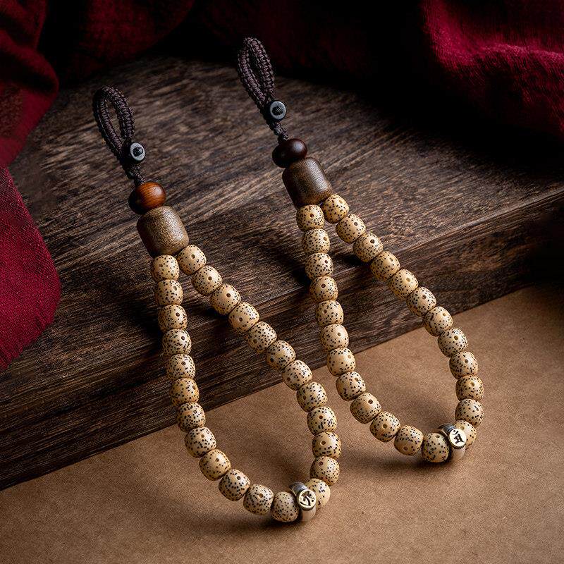 星月菩提十二生肖本命佛沉香汽车钥匙扣挂件男士钥匙链创意挂饰女