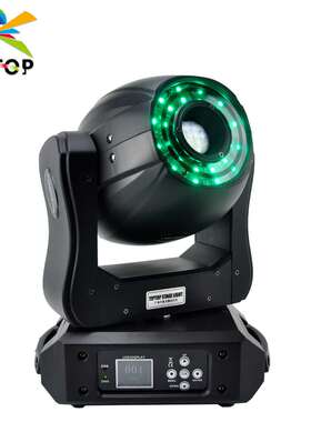 现货LED摇头灯120W图案带圈控RGB染色灯16通道5棱镜室内舞台灯光