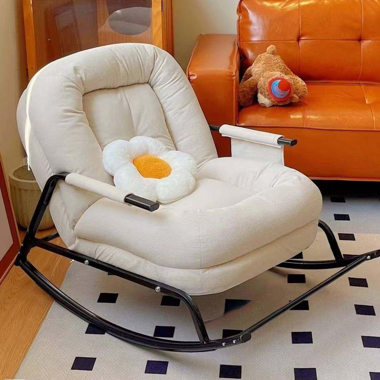 懒人沙发摇椅家用阳台休闲懒人椅单人卧室摇摇椅成人午休折叠躺椅,鲜花速递/花卉仿真/绿植园艺,割草机/草坪机,淘宝优惠券,粉丝福利购,淘宝优惠卷