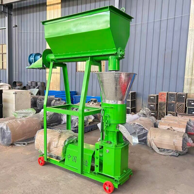 沙特骆驼养殖轮转颗粒机300型饲料制粒机小型家用狗粮机猫砂设备