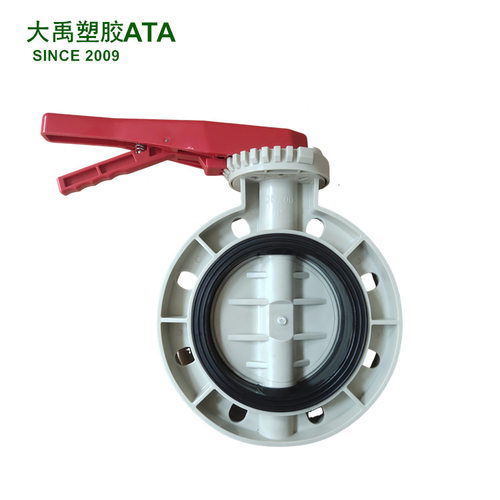 供应PPH手柄蝶阀 耐腐蚀阀座EPDM D371X-6S  DN200 374元一个