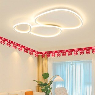 喜字拉花门帘墙边喜墙尾喜喜帘新款 饰布置 婚房墙壁挂帘客厅卧室装