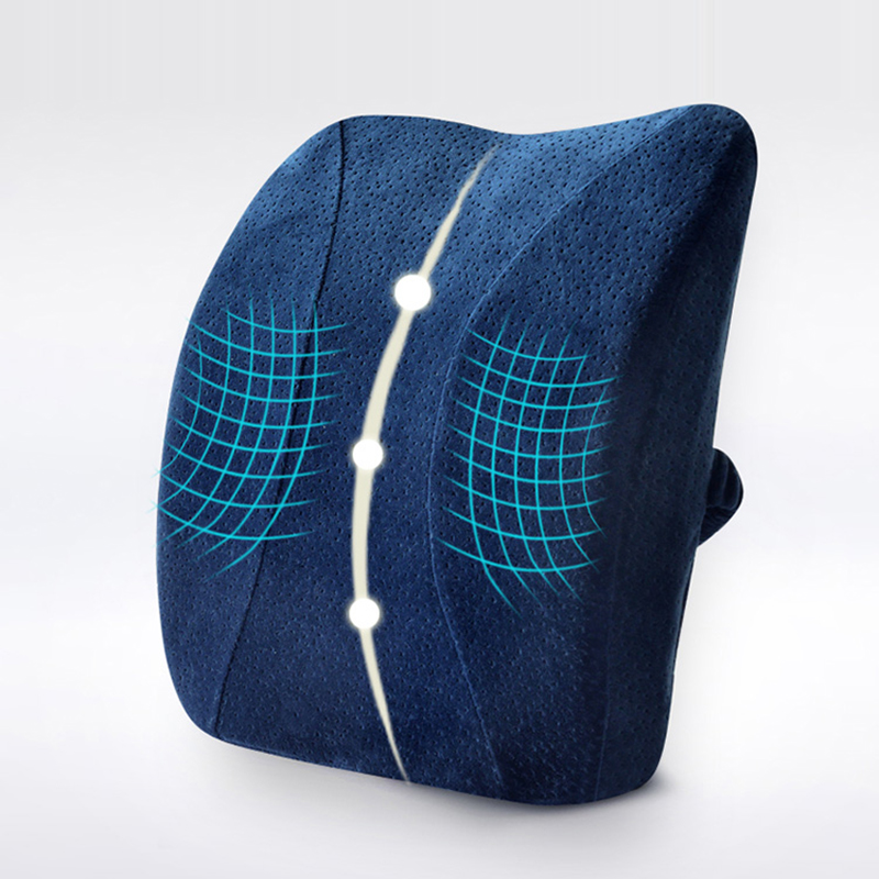 久坐护腰靠垫办公室腰靠座椅靠背腰垫椅子靠枕办公椅腰枕夏季