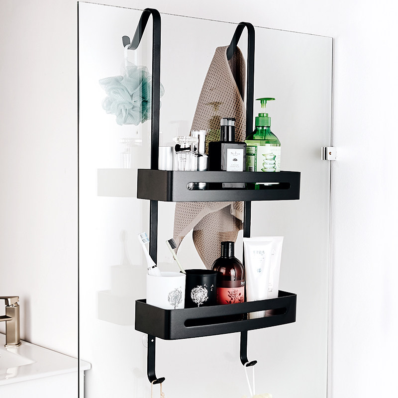 淋浴房置物架挂篮黑色浴室洗澡间网篮厕所免打孔卫生间收纳架壁挂,家庭/个人清洁工具,浴室角架/置物架,淘宝优惠券,粉丝福利购,淘宝优惠卷