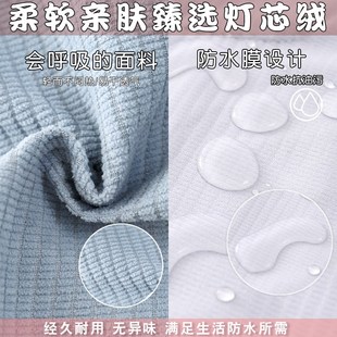 洋气条绒防水围裙厨房家用防污耐脏做饭罩衣新款 工作服女 耐脏长袖