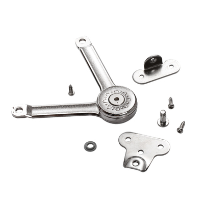 橱柜液压支撑杆上翻门下门可调节伸缩承重支撑杆免打孔固定锌合金