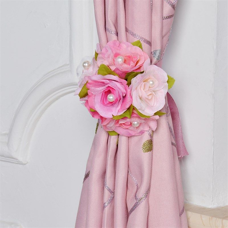 一对窗帘绑带绑绳绑花扎束带窗帘扣婚庆家用窗帘线帘配件卡通布艺,居家布艺,窗帘绑带,淘宝优惠券,粉丝福利购,淘宝优惠卷