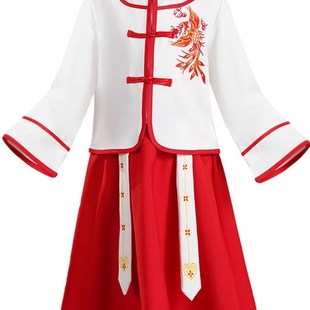 汉服女童中国风男孩唐装 幼儿园班服国学服儿童六一儿童演出服套装