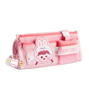 大容量笔袋2023年新款 文具盒多功能铅笔盒女生可爱铅笔袋小学生女