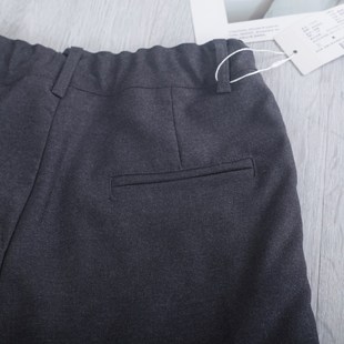 儿童长裤 校服男裤 裤 女童西装 子松紧腰演出 子春秋小学生深灰色西裤