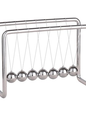 牛顿摆球7球办公室客厅书房摆件物理金属非永动仪创意家居装饰品