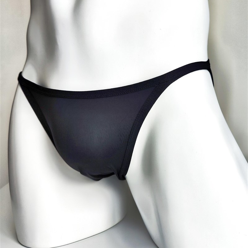 筋肉商店[双面狩司]高叉提臀低腰网纱薄款男士内裤性感半透明三角