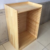 画板陈列柜收纳柜 画板架 幼儿园画室实木画板柜 画柜 湿水彩柜