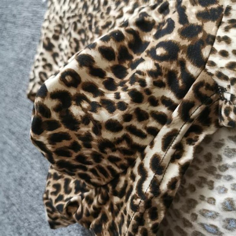 性感豹纹男士小平角 水晶绒面料 低腰男生内裤