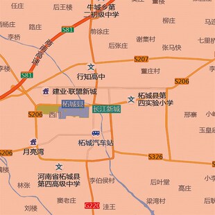 2023新款商丘市地图贴图办公室挂图高清防水墙壁贴超大装饰画定