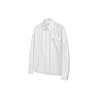 衬衫 男装 抗皱TR混纺解构基础天然贝母扣衬衫 DESERTO