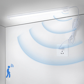 人体感应灯管t8楼梯过道led长条灯卫生间地下室走廊免接线仓库