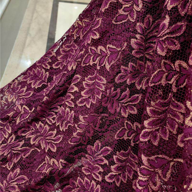 有现货 进口暗红色蕾丝面料 柔软 春夏金葱礼服 连衣裙布料,纺织面料/辅料/配套,面料/布类,淘宝优惠券,粉丝福利购,淘宝优惠卷
