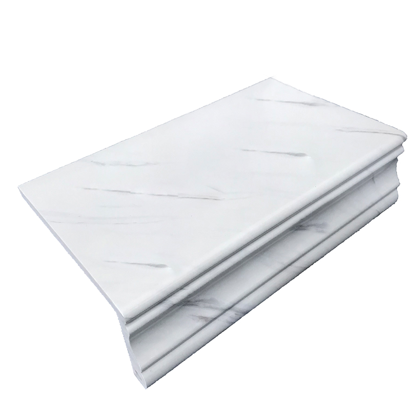 石塑窗门 包边窗台板自粘窗框石塑线条仿大理石外墙飘窗边框