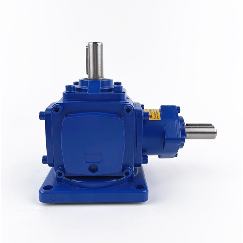 螺旋伞齿轮转向器 船用 90度直角T型斜锥齿轮箱  十字传动换向器