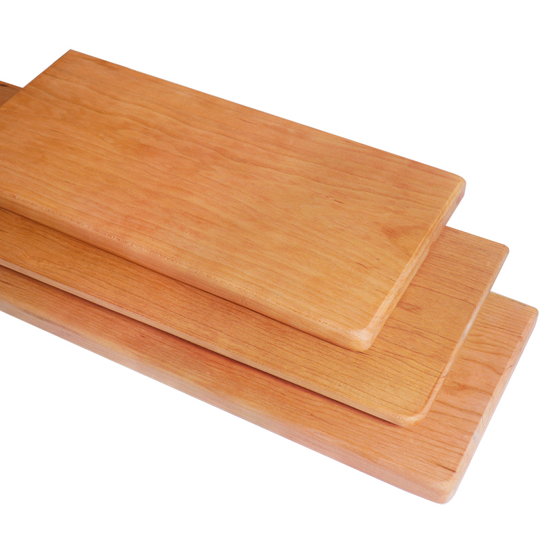 万康樱桃木 原木板材定制实木台面桌面隔板一字板DIY木料木板材料