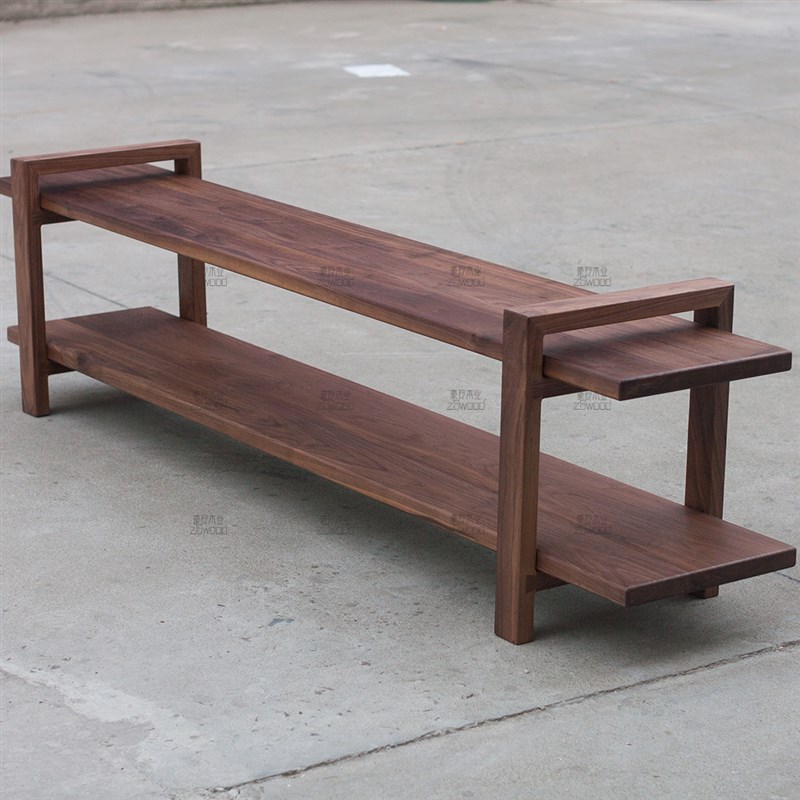 黑胡桃木料桌面板实木板材北美家具衣柜餐桌定制窗台板飘窗踏步板