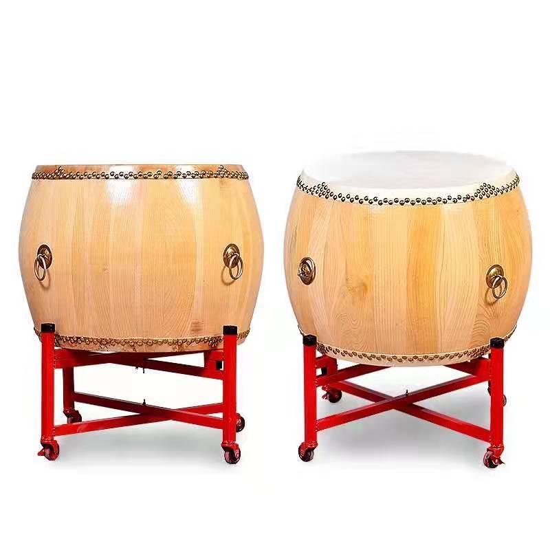正宗鼓椿木锣鼓白茬鼓战鼓堂鼓大鼓牛皮鼓寺院鼓道士道场鼓