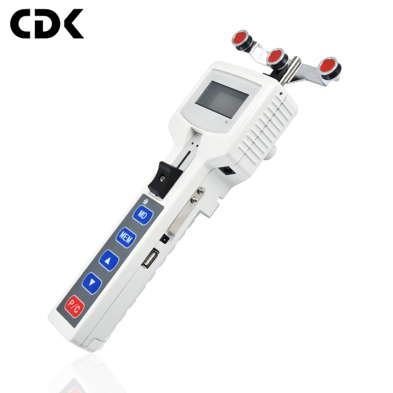 德克手持数字张力计电线电缆张力测试仪钢丝张力计棉线纤维张力仪