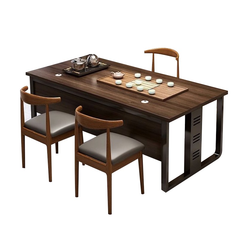 茶桌椅阳台茶桌一桌五椅简易洽谈桌泡茶台家用办公室桌子茶道