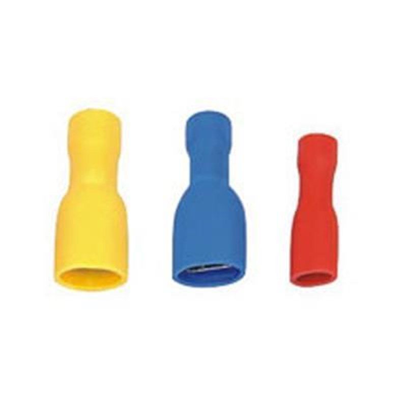 母全绝缘端头FDFD2-187 接插件全塑预绝缘 插簧件 4.8插簧1000只