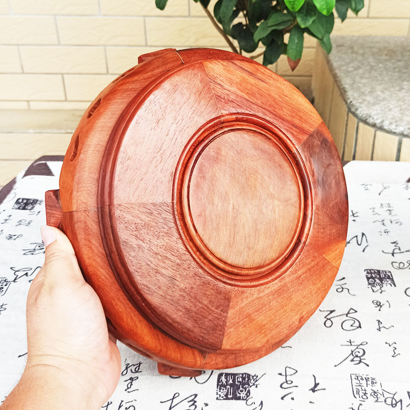 缅甸花梨木花盆底座实木花瓶底座托葫芦底座托架盆景托台摆件底座