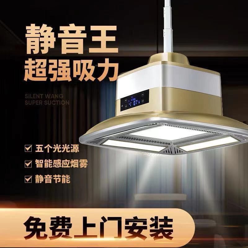 净氧棋牌室吸烟灯除烟灯空气净化器换气麻将灯酒店麻将房用灯升降