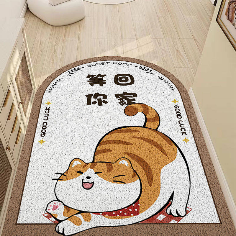 冲鸭入户地垫家用大门外丝圈耐脏防滑地毯可裁剪门垫进门耐磨脚垫,居家布艺,地毯,淘宝优惠券,粉丝福利购,淘宝优惠卷