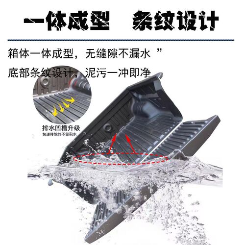 适用长城炮商用版货箱宝金刚炮尾箱垫风骏5/67皮卡改装车厢保护垫