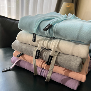 加绒马甲女秋冬季新款休闲无袖卫衣背心加厚连帽开衫马夹外套